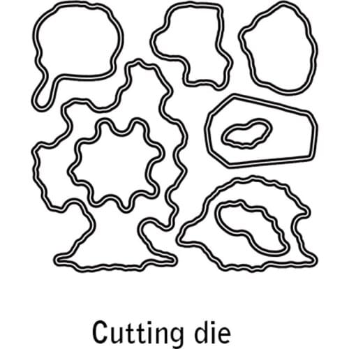 ZhuoAng Halloween Cutting Dies Clear Stamp For Scrapbooking Card Making Album Silicone Clear Stamp Card Crafts