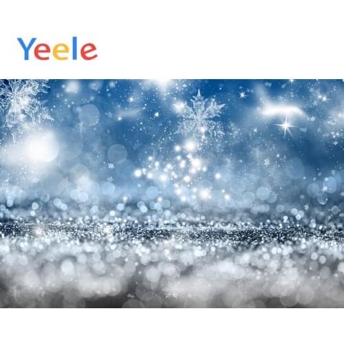 Yeele Light Bokeh Snowflake Spots Snow Floret Baby Portrait Photography Background Vinyl Photographic Backdrops For Photo Studio