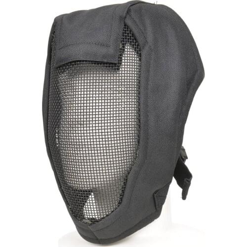 Military V3 Fencing Full Face Mask Tactical Steel Metal Mesh Paintball Mask Hunting Army Wargame Protective Helmet