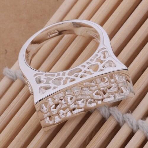 JZ-AR330 Hollow Basket Pretty Silver Plated Bracelets For Women Wholesale Free Shipping Charm Christmas Gift Fashion 925 Jewelry