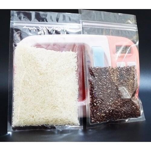 100pcs X 10*15cm High translucency and clear reclosable Zip Lock plastic bag, pack soybean/coconut Clarity pouch zipper seal