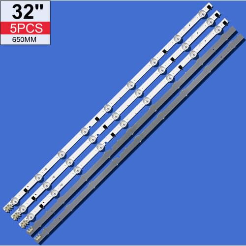 5 pieces/lot FOR samsung 2013SVS32H Ue32f5000 D2GE-320SCO-R3 UA32F4088AR UA32f4100AR backlight LUMENS D2GE-320SC0-R3 650MM 9LED