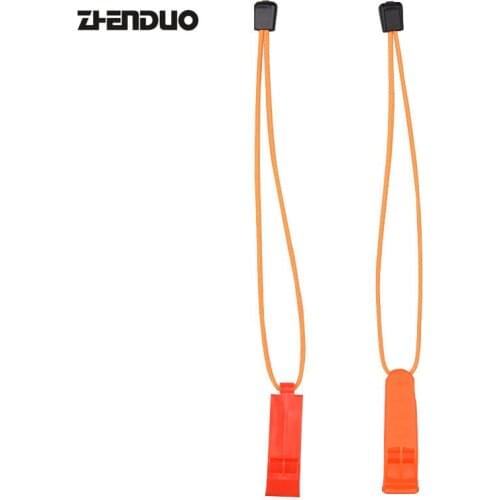 5PCS Outdoor emergency call survival warning whistle plastic safety sports playground