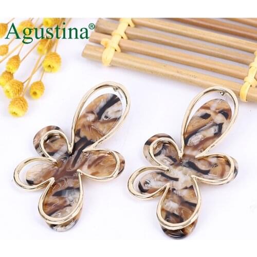 Agustina 2020 Flower Earrings Fashion Jewelry Bohemian Earrings Women Girls Drop Earrings Cute Earring Long Earings Wholesale cc