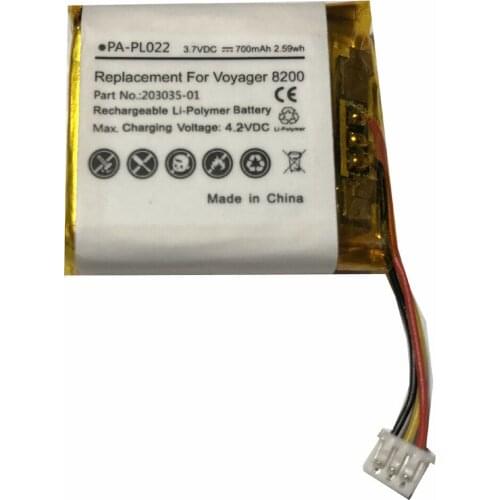 TTVXO Battery for 700mAh Plantronics Voyager 8200 Bluetooth Headset Battery 203035-01