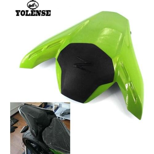 For KAWASAKI Z900 Z 900 2017 2018 2019 Motorcycle Accessories Seat cowl with rubber pad Rear Tail Cover Cowl Fairing Green
