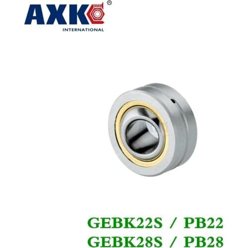 Axk Gebk22s/gebk28s Radial Spherical Plain Bearing With Self-lubrication Free Shipping