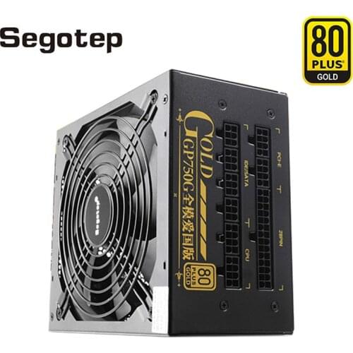Segotep RTX 650W PSU Power Supply 80PLUS Gold Certification 24Pin Full Modular PC Power 14cm Hydraulic bearing PWM Cooler Fan
