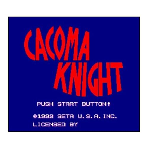 Cacoma Knight in Bizyland 16 bit Big Gray Game Card For NTSC Game Player Drop Shipping