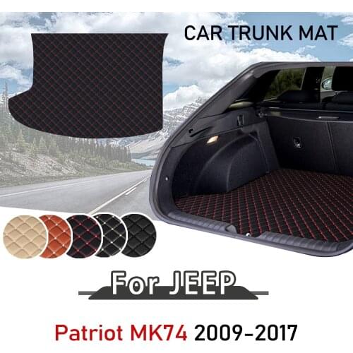 For Jeep Patriot MK74 2009-2017 Trunk Floor Mats Dust proof car boot pad Car Styling Auto Accessories 2010 2011 2012 2013 2014