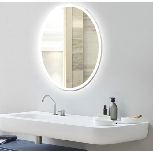 Dressing room Led Oval Wall lamp Mirror Light with Touch switch hotel room Makeup Led Mirror Bathroom Led Wall Sconce fixtures