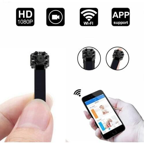 1080P Portable WiFi Mini Camera IP Remote Network Webcame P2P Micro Camcorder Night Vision Car Video Recorder Support RemoteView