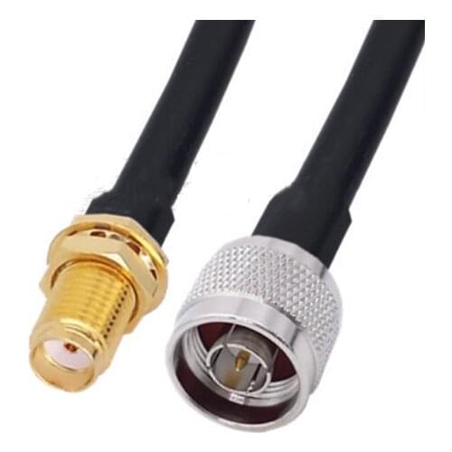 RG58 Cable SMA Female to N Male Coaxial Connector WiFi Antenna Extension Pigtail jumper cable
