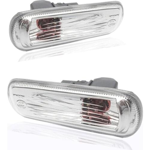 LH+RH Side Amber Turn Signal Mirror Assemble LED Indicator Lights Replacement Lamp For Citroen C4 2007-2011