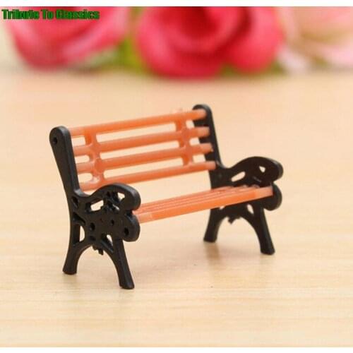 Micro World Park Bench Seat Moss Bottle Micro Perfect Landscape Ecology Accessories For Any Miniature Garden