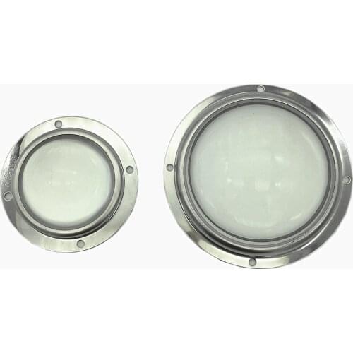 1Set 67mm/100mm Optical Glass LED Lens 60-80 Degree+66.4mm Reflector +Fixed Bracket for 20W-100W High Power Chip Tools