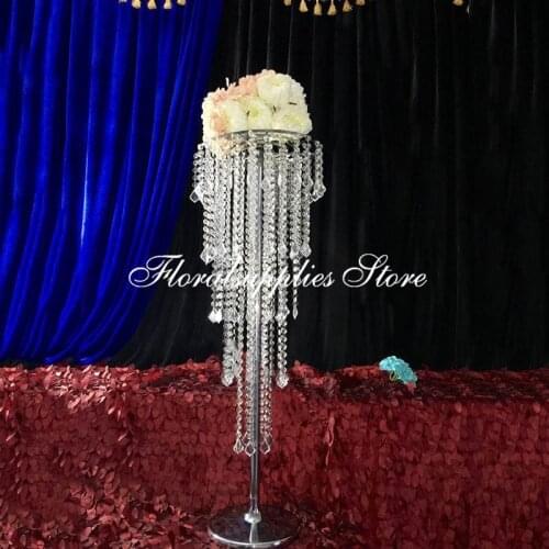 NEW fashion crystal wedding flower stand walkway decor wedding road lead table centerpieces event party decoration