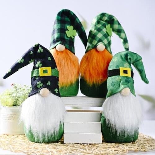 New Christmas Irish Holiday Faceless Gnome Santa Tulip Rudolph Doll Decoration For Home Gifts Ornaments Party Supplies