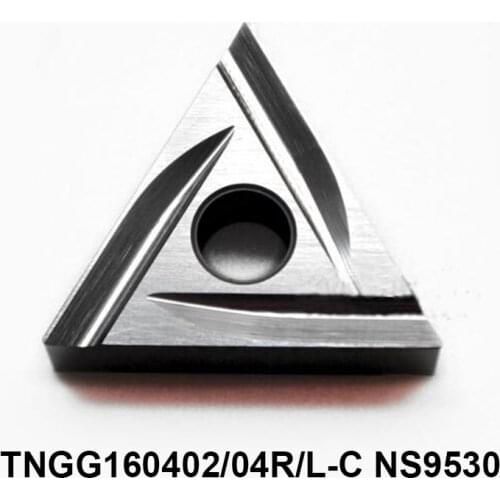Original TNGG160402 TNGG160404 L-C R-C NS9530 TNGG 160404 160402 Carbide Inserts Lathe Cutter Turning Tools CNC