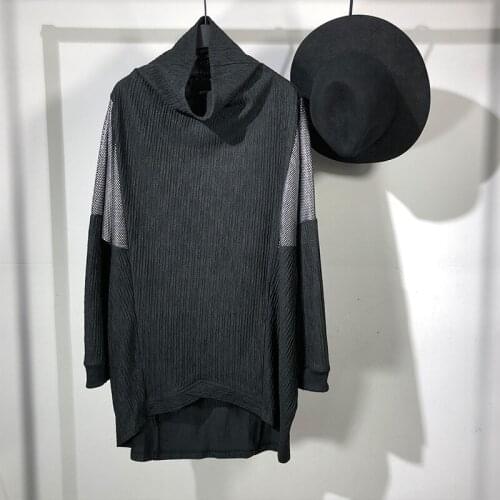 Owen seak Men Hoodies Sweatshirts Mens Turtleneck Pullover Autumn High Street Wear Hip Hop Hoodies Bottoming Shirt