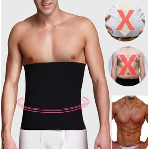 Hot Corset Beer Belly Fat Cellulite Burner Tummy Control Stomach Girdle Body Shaper Slim Patch Men Slimming Waist Trimmer Belt
