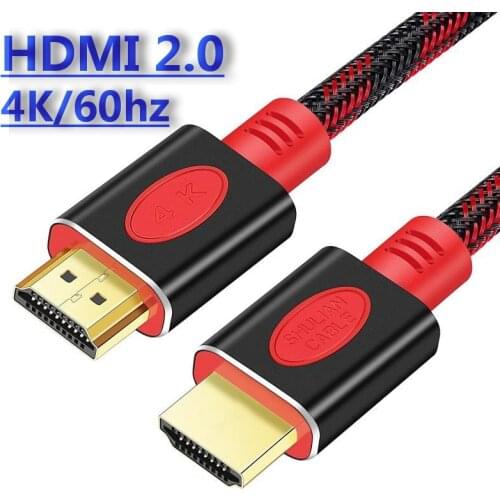 Shuliancable HDMI-compatible Cable 2.0 4K/60Hz ARC 3D Splitte switcher for TV Laptop PS3/4 Computer xbox HDR Video Cables