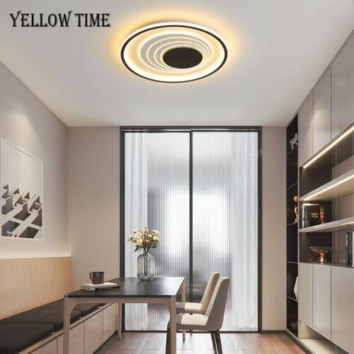 Surface Mounted Modern Led Ceiling Light For Living room Bedroom Dining room Kitchen Decor Lamp Black&Gold Ceiling Lamp Lighting