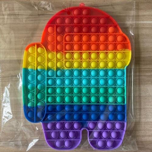 Among us 35 CM Hot Push Bubble Fidget Toys Adult Stress Relief Toy Antistress Soft Squishy Anti-Stress Gift Anti Stress Box