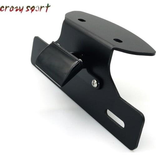 License Plate Holder LED For Kawasaki Z750 2008 Motorcycl Fender Registration Tail Bracket Light