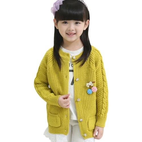 Teenage Girls Sweaters Causal Lace Girls Knitted Sweaters 6 8 10 12 Children Outerwear Spring Autumn Kids Girls Clothes