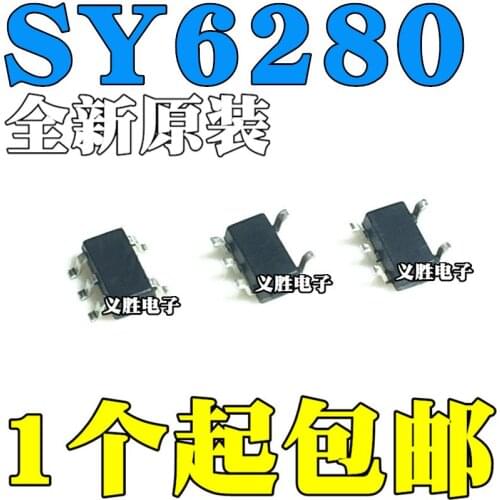 New and original SY6280AAAC Screen Printing QW SY6280AAC Screen Printing CO SOT23-5 Low loss distribution switch device
