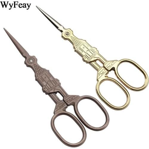 Zakka Retro classic vintage scissors Antique cross stitch European Sewing handicraft Home Tool Crane embroidery Tailor scissor