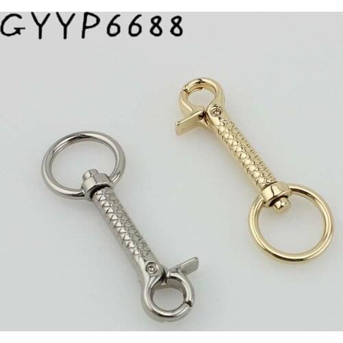 10pcs 17mm trigger snap hooks Hardware Fitting shoulder metal handbag Steel Bolt oval Swivel