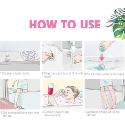 20g Small Bath Bomb Body Stress Relief Bubble Ball Moisturize Shower Cleaner New C1FF