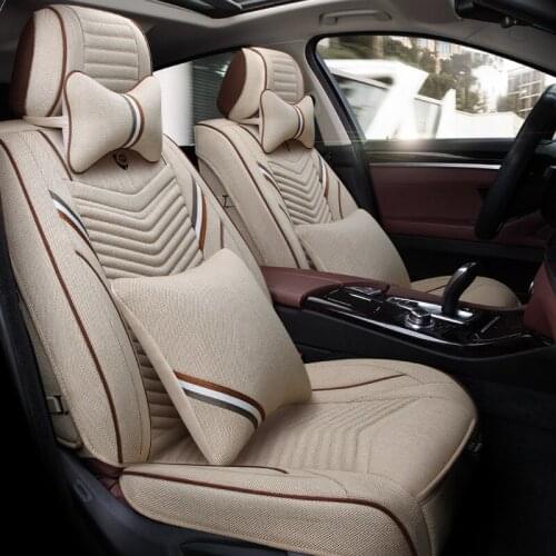 TO YOUR TASTE auto accessories car seat covers linen cushion set for Chery tiggo qq qq3 qq6 a1 x1 m1 Eastar Eastar Cross Fulwin