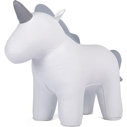 LARGE EXTRA LARGE UNICORN STOOL Microfiber Leather Surface A Special Furniture For Your Home Decoration Unicorn Stool