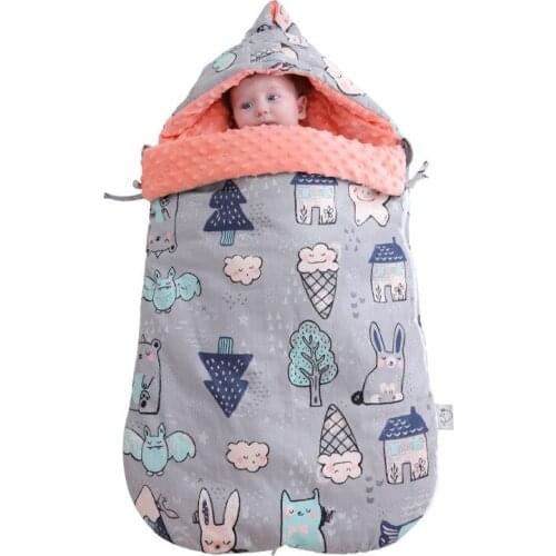 UmaUbaby Baby Blanket Pure Cotton Anti-Shock Thickened Dual-Use Newborn Soft Quilt Infant Peas Blanket Sleeping Bag Play Mat