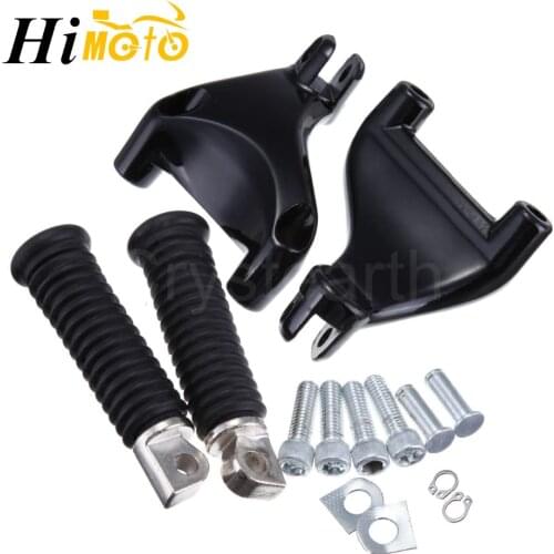 For Harley 883 1200 XL Sportster 04-13 09 10 11 12 Motorcycle Rear Foot Pegs Footpegs Kit XL883 XL1200 Footrest Foot Rest Pedals