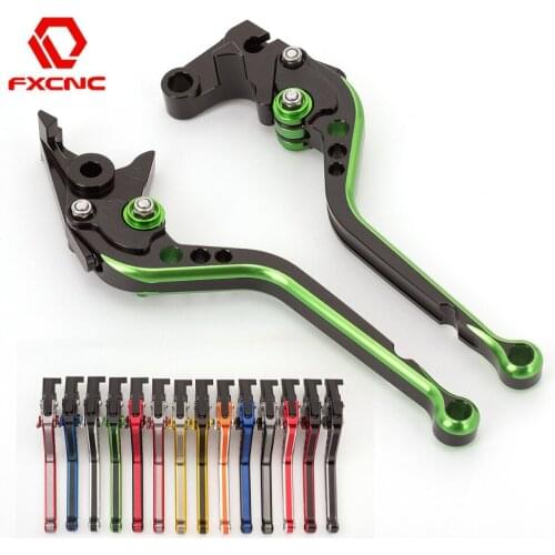 FX CNC MIX Color Long Adjustable Aluminum Motorcycles Brake Clutch Levers For Aprilia RS125 RS50 1999 - 2005 2004 2003 02 01 00