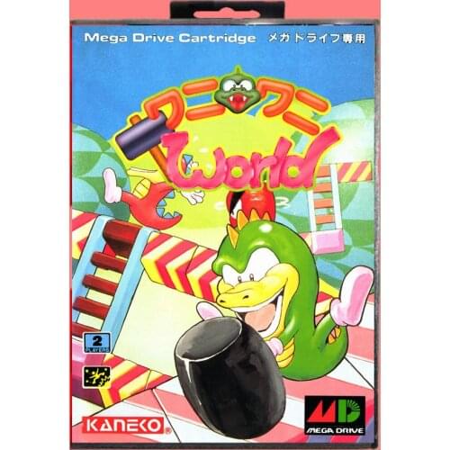 Waniwaniworld 16 Bit MD Game card with Retail Box For Sega Genesis & Mega Drive