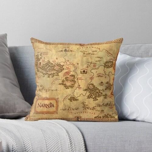 MAP Throw Pillow Cushion Cover Polyester throw pillows case on sofa home living room car seat decor 45x45cm