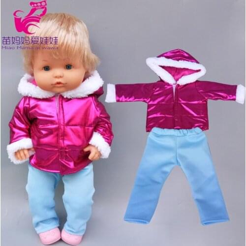 Doll dress Fit 40cm 42cm Doll Nenuco Ropa y su Hermanita jacket and pants