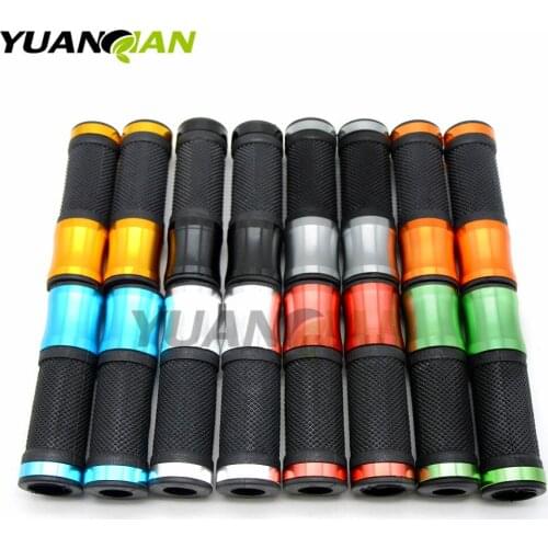 CNC Motorcycle Grips Aluminum Rubber Gel Hand Grips for 7/8" Handle For honda CBR600RR CBR1000RR CBR250R CBR300R CBR500R mt09 07