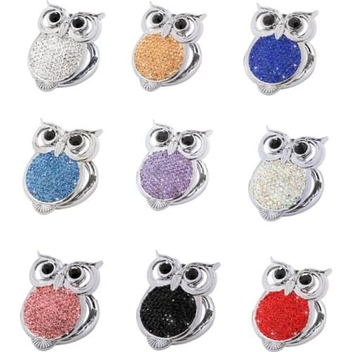 Car Engine Start Stop Button Cover Push Start Crystal Rhinestone Ring Sticker Anti-Scratch Premium Twinkling Steady