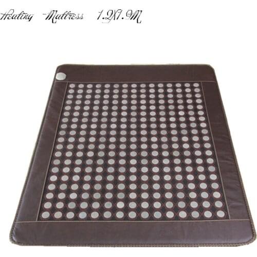 Jade stone heating massage mattress health care Korea Tourmaline Mattress for good sleeping with sleep eye cover size 1.2X1.9M