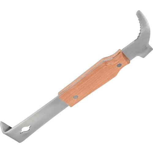 Handle Wooden Stainless Steel Bee Hive Scraper Beekeeping Keeper Tool Equipment 2021 New Beekeeping Tool 26cm / 10.2inch