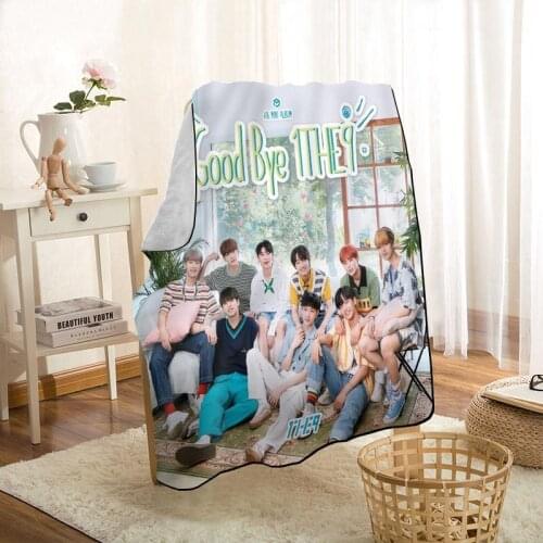 New Arrival 1the9 KPOP Blankets Printing Soft Blanket Throw On Home/Sofa/Bedding Portable Adult Travel Cover Blanket 0622
