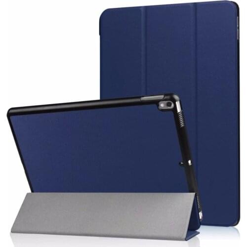 New Arrival Ultra Slim Karst Tri-folding Stand Leather Case Cover For Apple iPad pro 10.5'' Air 3 10.5 inch tablet cover