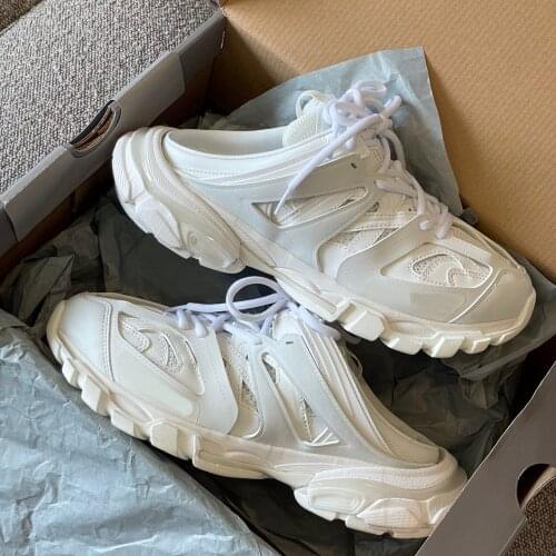 Brand new sandals and slippers breathable rubber sports sandals street platform shoes spring and summer new track slippers