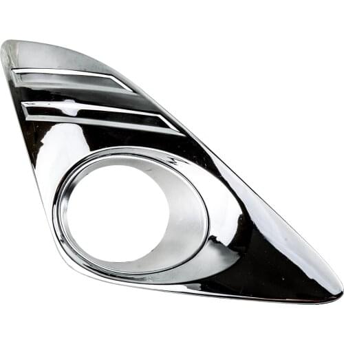 Silver Exterior Front Right Fog Lamp Light Grille Cover ABS Car Accessories Fit for Toyota Camry 2012 2013 2014